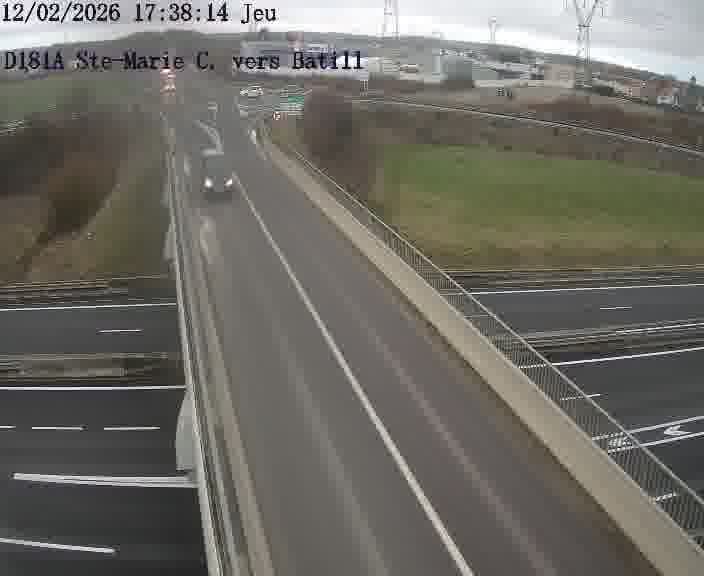 <h2>Dispositif d’observation sur D181a (France) à Sainte Marie aux Chênes, en direction de Batilly, offrant une visualisation fiable des conditions de circulation.</h2>