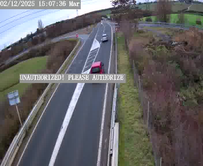 <h2>Point de vue trafic déployé sur D181a (France) à Sainte Marie aux Chênes, regardant vers Homecourt, aidant conducteurs et services à anticiper les flux.</h2>