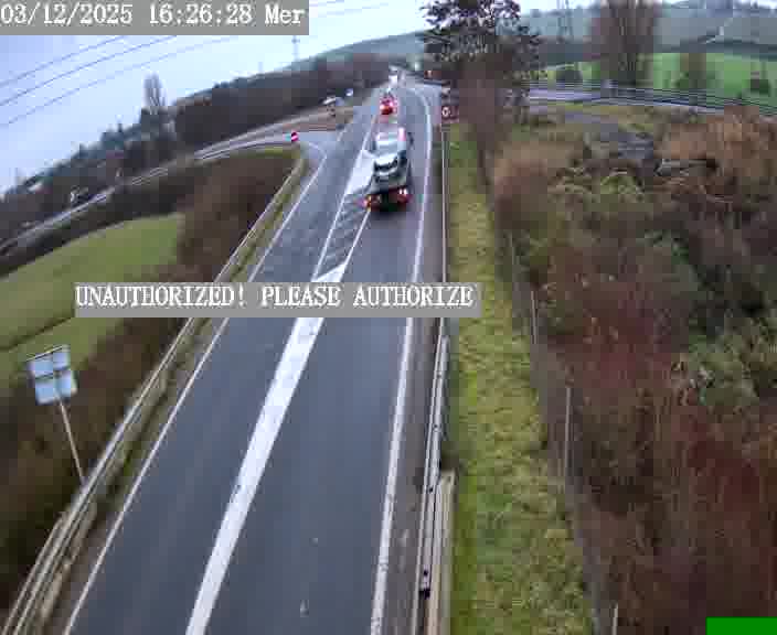 <h2>Point de vue trafic déployé sur D181a (France) à Sainte Marie aux Chênes, regardant vers Homecourt, aidant conducteurs et services à anticiper les flux.</h2>