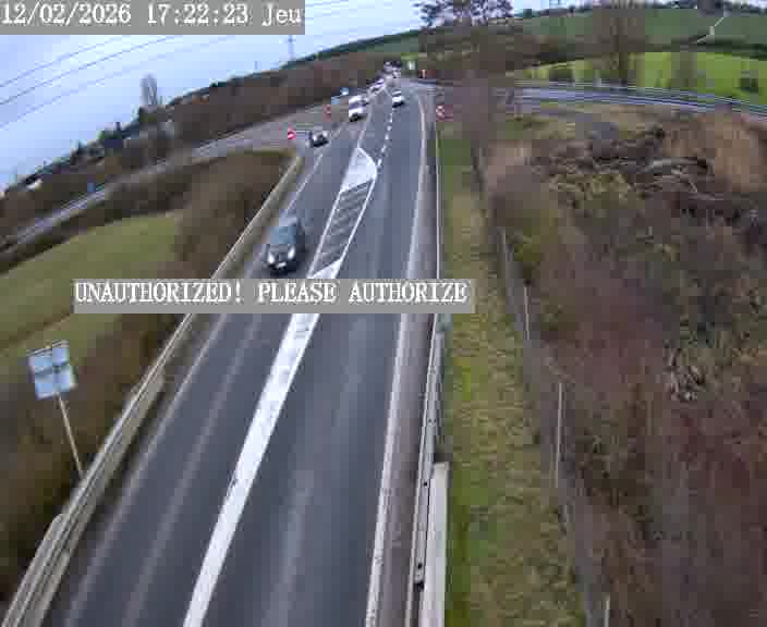 <h2>Point de vue trafic déployé sur D181a (France) à Sainte Marie aux Chênes, regardant vers Homecourt, aidant conducteurs et services à anticiper les flux.</h2>