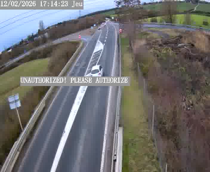 Point de vue trafic déployé sur D181a (France) à Sainte Marie aux Chênes, regardant vers Homecourt, aidant conducteurs et services à anticiper les flux.