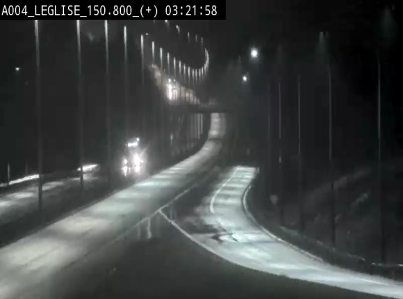 <h2>Caméra autoroute Belgique - Côte de Léglise, E411(A4) direction Luxembourg</h2>