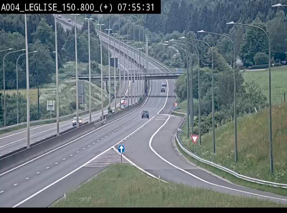 Caméra autoroute Belgique - Côte de Léglise, E411(A4) direction Luxembourg