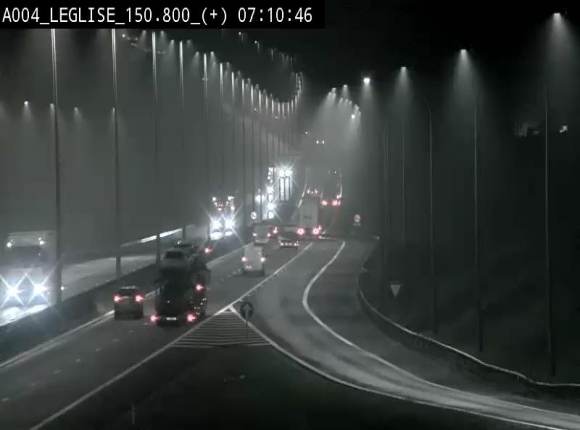 <h2>Caméra autoroute Belgique - Côte de Léglise, E411(A4) direction Luxembourg</h2>