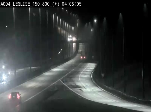 <h2>Caméra autoroute Belgique - Côte de Léglise, E411(A4) direction Luxembourg</h2>