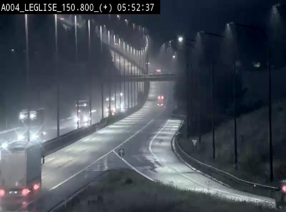 <h2>Caméra autoroute Belgique - Côte de Léglise, E411(A4) direction Luxembourg</h2>