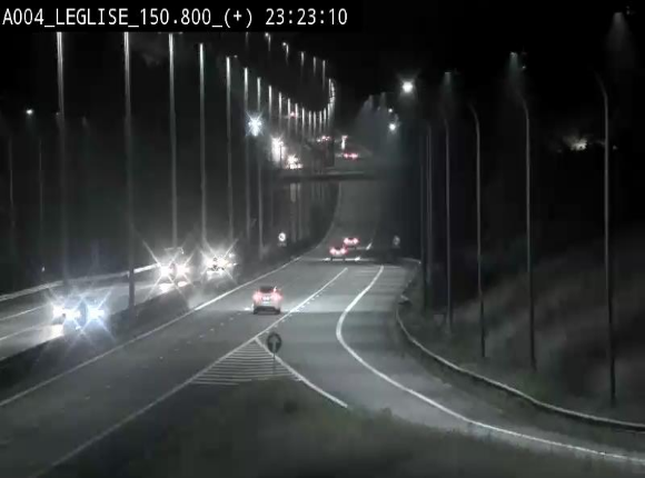 <h2>Caméra autoroute Belgique - Côte de Léglise, E411(A4) direction Luxembourg</h2>
