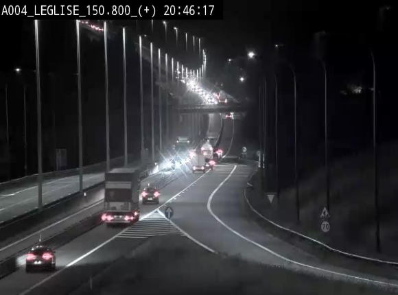 <h2>Caméra autoroute Belgique - Côte de Léglise, E411(A4) direction Luxembourg</h2>