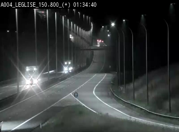 <h2>Caméra autoroute Belgique - Côte de Léglise, E411(A4) direction Luxembourg</h2>