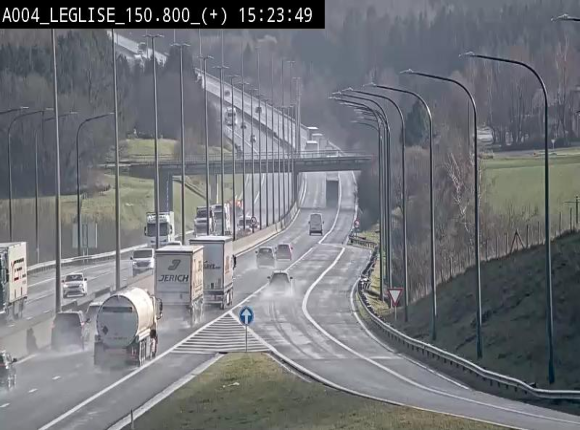 Caméra autoroute Belgique - Côte de Léglise, E411(A4) direction Luxembourg
