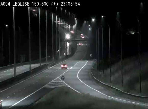 <h2>Caméra autoroute Belgique - Côte de Léglise, E411(A4) direction Luxembourg</h2>