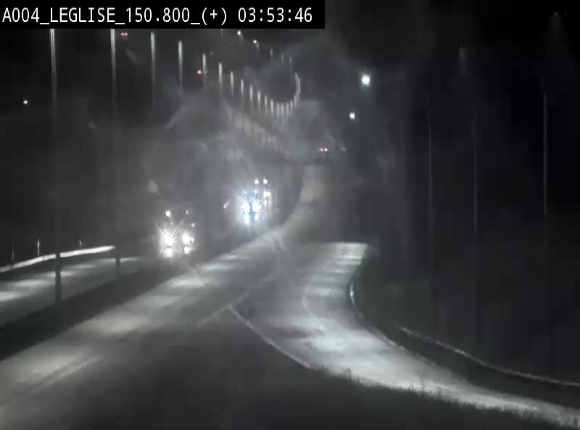 <h2>Caméra autoroute Belgique - Côte de Léglise, E411(A4) direction Luxembourg</h2>