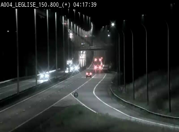 <h2>Caméra autoroute Belgique - Côte de Léglise, E411(A4) direction Luxembourg</h2>