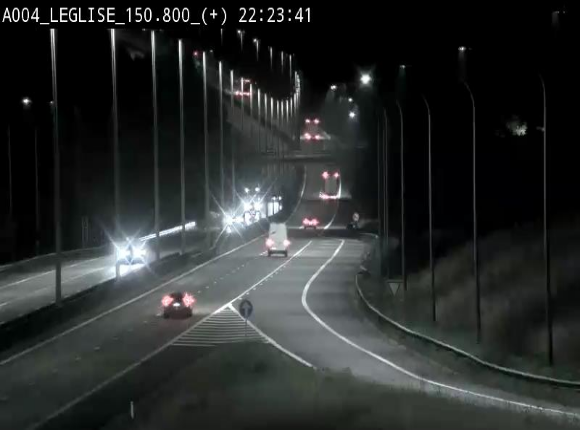 <h2>Caméra autoroute Belgique - Côte de Léglise, E411(A4) direction Luxembourg</h2>