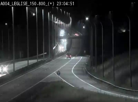 <h2>Caméra autoroute Belgique - Côte de Léglise, E411(A4) direction Luxembourg</h2>
