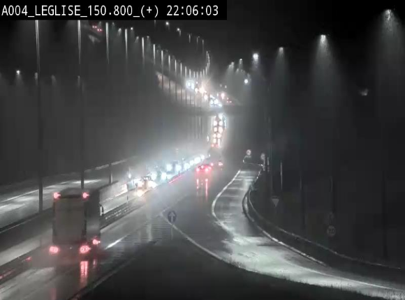 <h2>Caméra autoroute Belgique - Côte de Léglise, E411(A4) direction Luxembourg</h2>