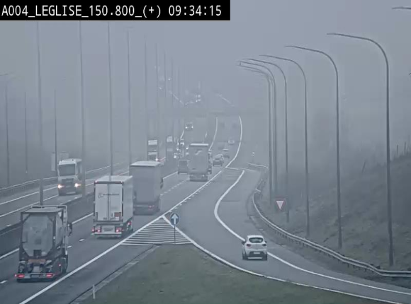 Caméra autoroute Belgique - Côte de Léglise, E411(A4) direction Luxembourg