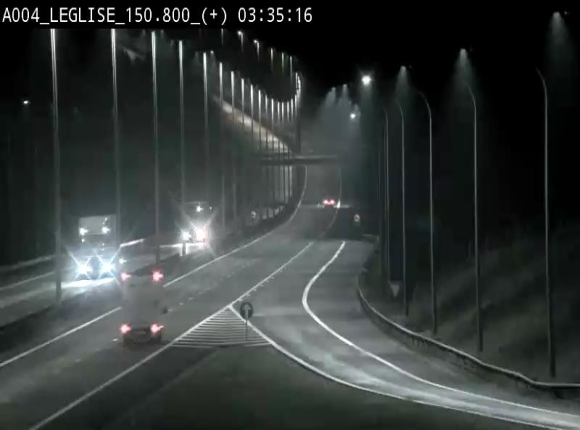 <h2>Caméra autoroute Belgique - Côte de Léglise, E411(A4) direction Luxembourg</h2>