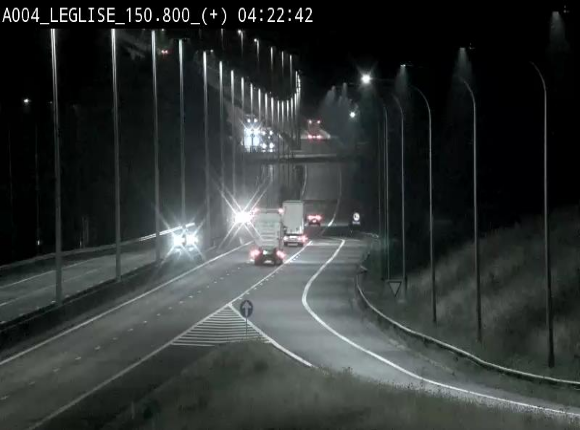 <h2>Caméra autoroute Belgique - Côte de Léglise, E411(A4) direction Luxembourg</h2>