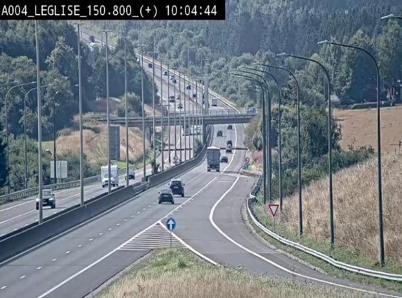 Caméra autoroute Belgique - Côte de Léglise, E411(A4) direction Luxembourg