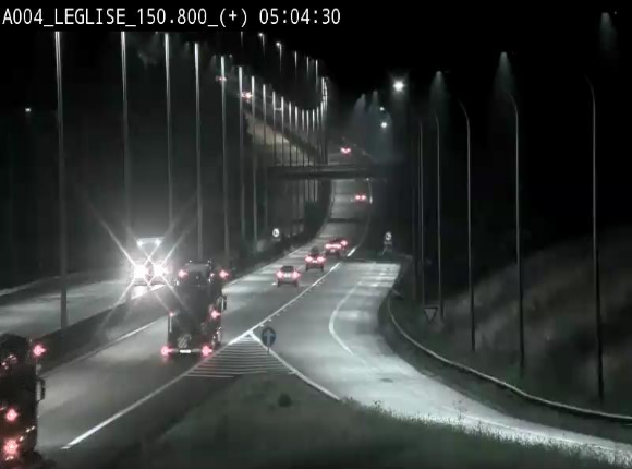 <h2>Caméra autoroute Belgique - Côte de Léglise, E411(A4) direction Luxembourg</h2>