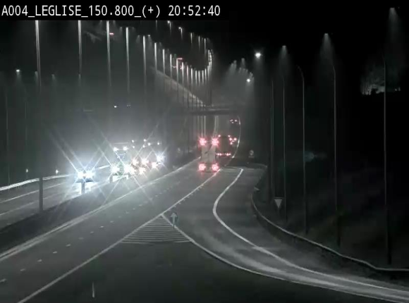 <h2>Caméra autoroute Belgique - Côte de Léglise, E411(A4) direction Luxembourg</h2>