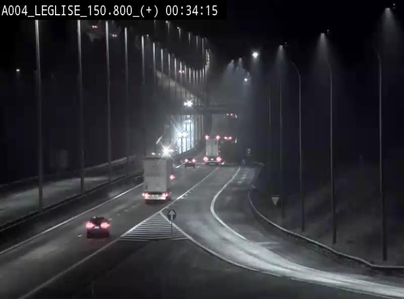 Caméra autoroute Belgique - Côte de Léglise, E411(A4) direction Luxembourg