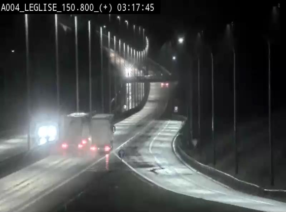<h2>Caméra autoroute Belgique - Côte de Léglise, E411(A4) direction Luxembourg</h2>