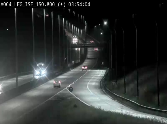 <h2>Caméra autoroute Belgique - Côte de Léglise, E411(A4) direction Luxembourg</h2>