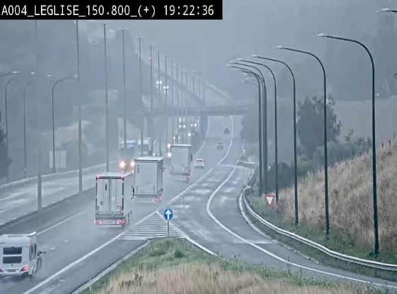 <h2>Caméra autoroute Belgique - Côte de Léglise, E411(A4) direction Luxembourg</h2>