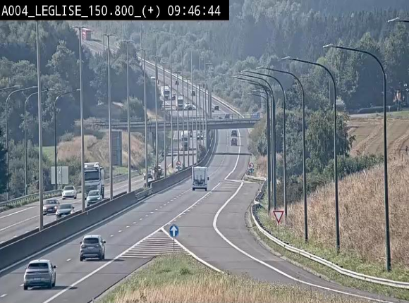 <h2>Caméra autoroute Belgique - Côte de Léglise, E411(A4) direction Luxembourg</h2>
