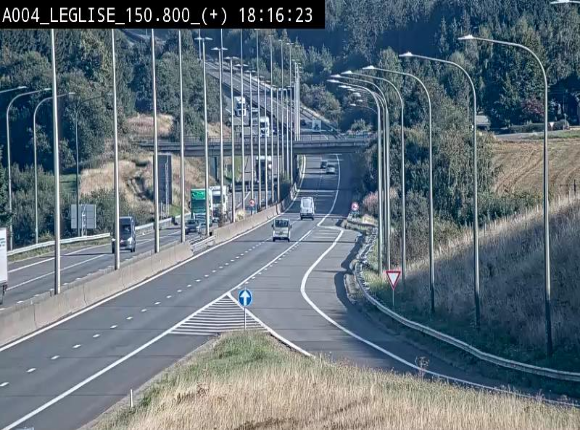 <h2>Caméra autoroute Belgique - Côte de Léglise, E411(A4) direction Luxembourg</h2>