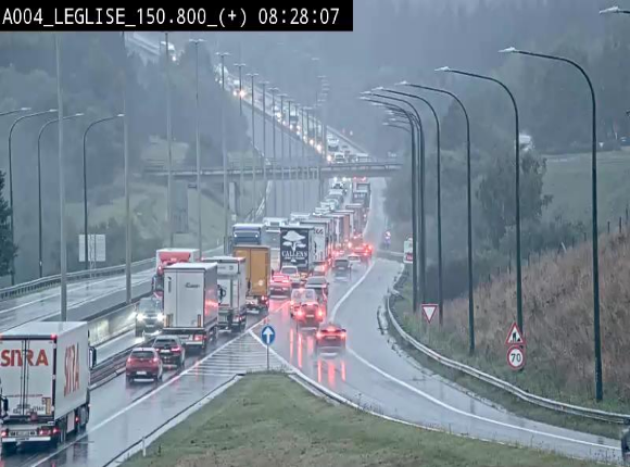 Caméra autoroute Belgique - Côte de Léglise, E411(A4) direction Luxembourg