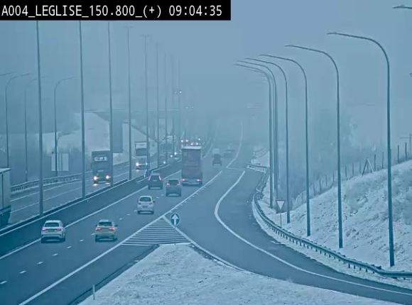 <h2>Caméra autoroute Belgique - Côte de Léglise, E411(A4) direction Luxembourg</h2>