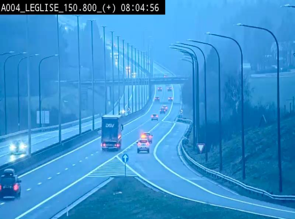 <h2>Caméra autoroute Belgique - Côte de Léglise, E411(A4) direction Luxembourg</h2>
