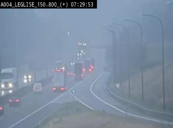 <h2>Caméra autoroute Belgique - Côte de Léglise, E411(A4) direction Luxembourg</h2>