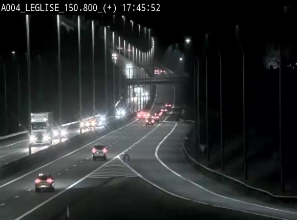 <h2>Caméra autoroute Belgique - Côte de Léglise, E411(A4) direction Luxembourg</h2>