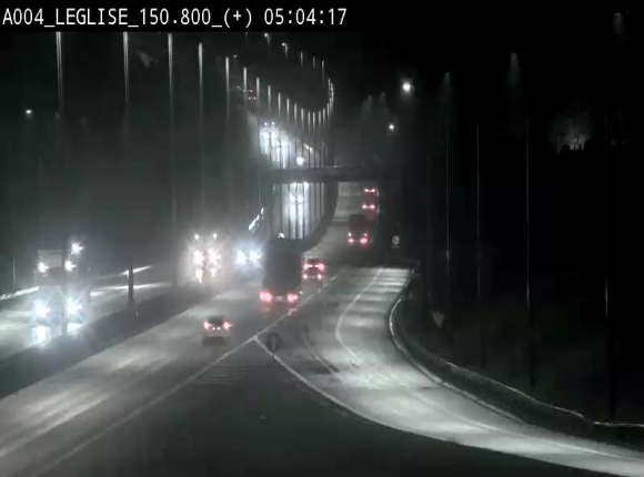 <h2>Caméra autoroute Belgique - Côte de Léglise, E411(A4) direction Luxembourg</h2>