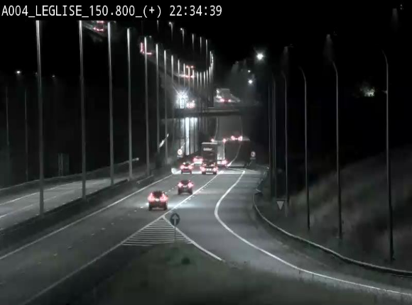 <h2>Caméra autoroute Belgique - Côte de Léglise, E411(A4) direction Luxembourg</h2>