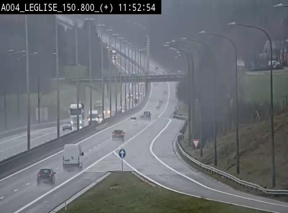 <h2>Caméra autoroute Belgique - Côte de Léglise, E411(A4) direction Luxembourg</h2>