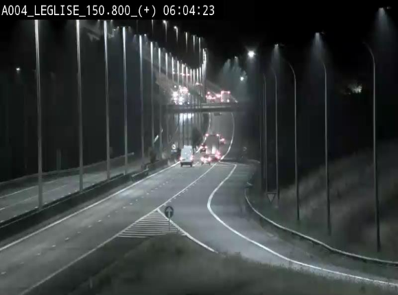 <h2>Caméra autoroute Belgique - Côte de Léglise, E411(A4) direction Luxembourg</h2>