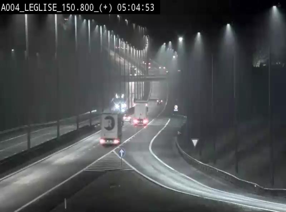 <h2>Caméra autoroute Belgique - Côte de Léglise, E411(A4) direction Luxembourg</h2>