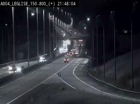 <h2>Caméra autoroute Belgique - Côte de Léglise, E411(A4) direction Luxembourg</h2>