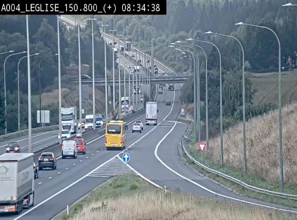 <h2>Caméra autoroute Belgique - Côte de Léglise, E411(A4) direction Luxembourg</h2>