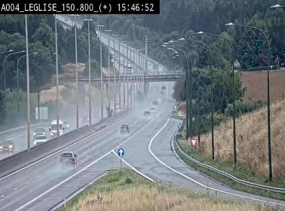 <h2>Caméra autoroute Belgique - Côte de Léglise, E411(A4) direction Luxembourg</h2>