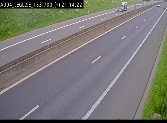 Webcam autoroute E411 à hauteur de Léglise, en direction de Luxembourg