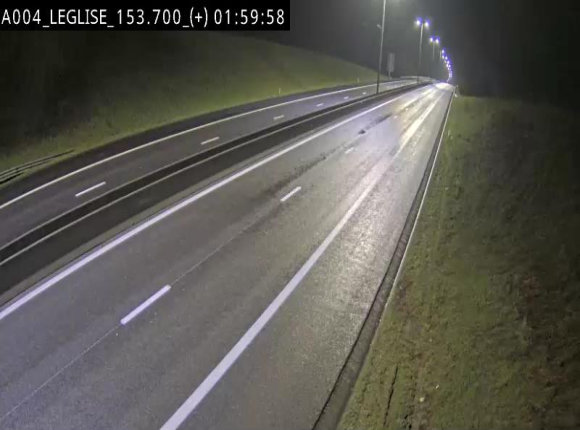 <h2>Webcam autoroute E411 à hauteur de Léglise, en direction de Luxembourg</h2>