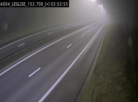 Webcam autoroute E411 à hauteur de Léglise, en direction de Luxembourg