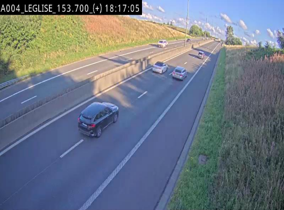 <h2>Webcam autoroute E411 à hauteur de Léglise, en direction de Luxembourg</h2>