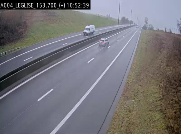 <h2>Webcam autoroute E411 à hauteur de Léglise, en direction de Luxembourg</h2>
